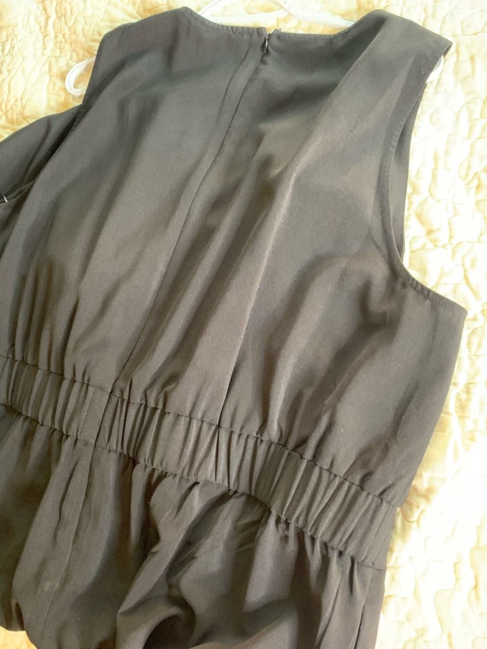 Skies Are Blue Curvy 3X Sleeveless Black Cowl Neck Jumpsuit - Modern Wide-Leg - Picture 10 of 13